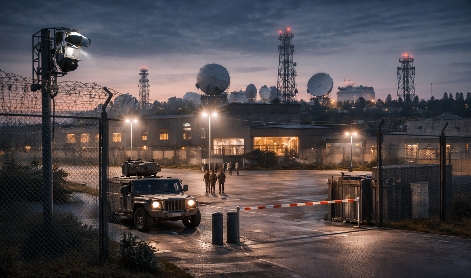 Critical infrastructure facility exterior