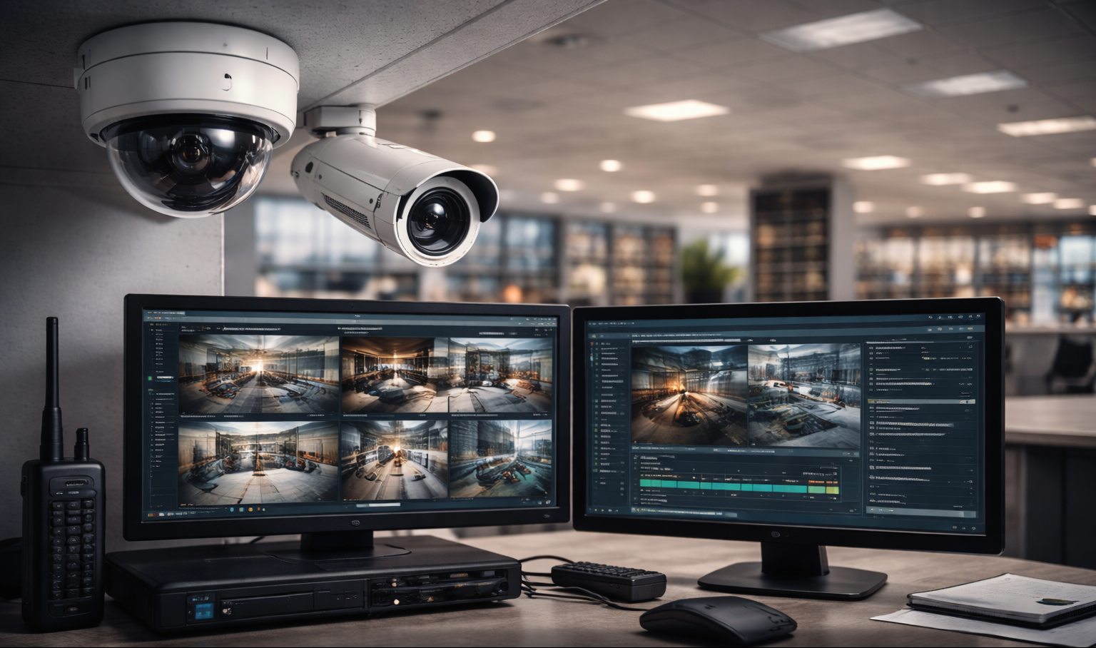 Commercial security camera system