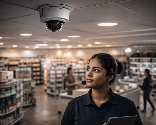 Retail security cameras and Wi-Fi